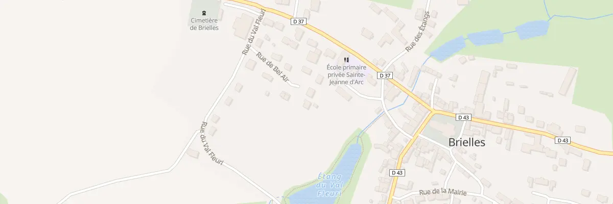 Plan du 3 Rue de Bel-air à Brielles