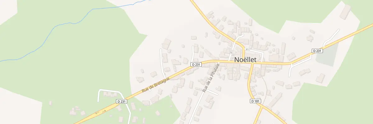Plan du 18 Rue de Bretagne (Noellet) à Ombrée d’Anjou