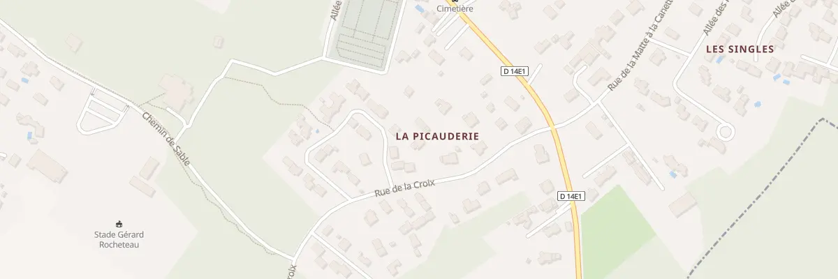 Plan du 10 Rue de la Croix à Étaules