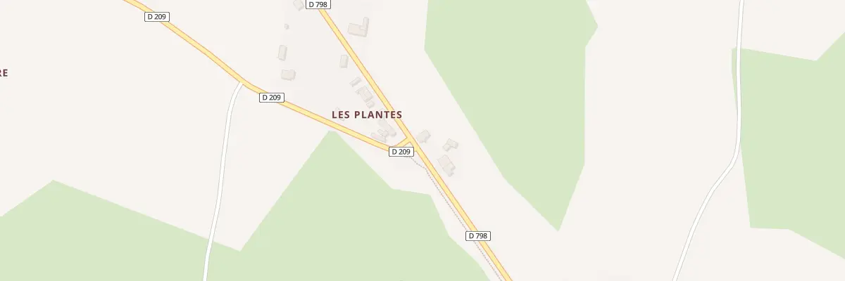 Plan du 6 Les Plantes à Princé
