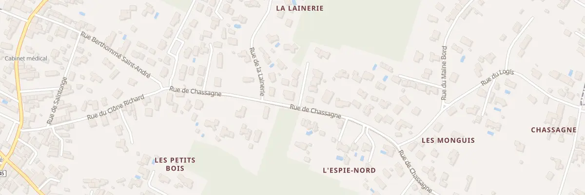 Plan du 17 Rue de Chassagne à Étaules