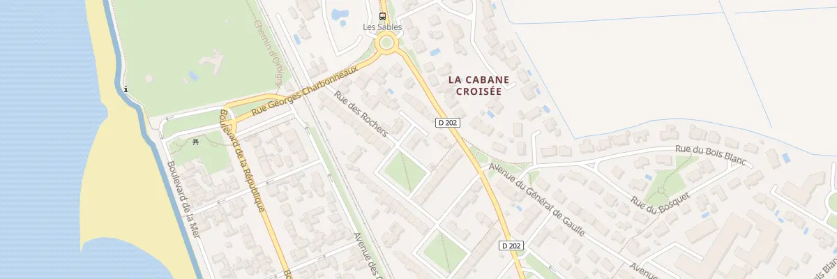 Plan du 1 Rue des Vagues à Châtelaillon-Plage
