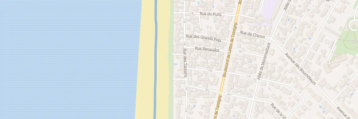 Plan du 44 Rue des Tamaris à Châtelaillon-Plage