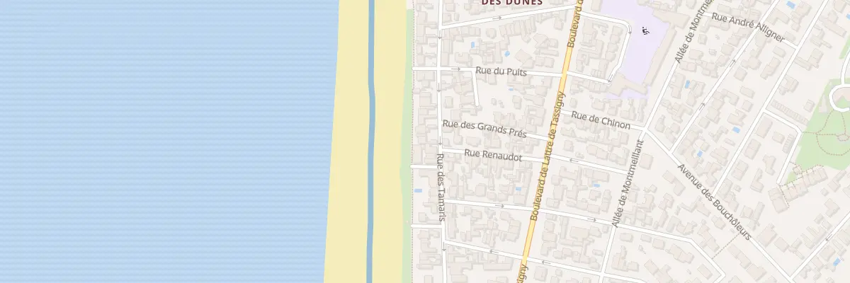 Plan du 38 Rue des Tamaris à Châtelaillon-Plage
