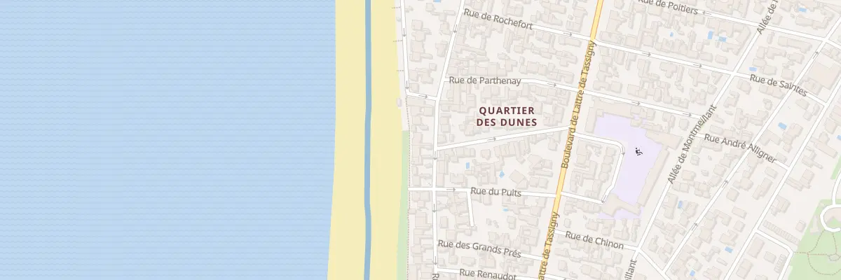 Plan du 12 Rue des Tamaris à Châtelaillon-Plage