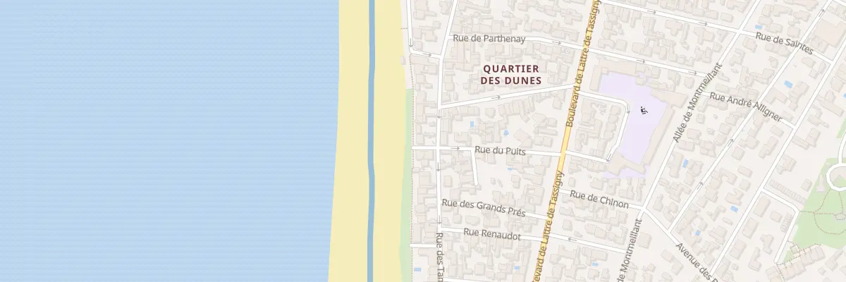 Plan du 20 Rue des Tamaris à Châtelaillon-Plage