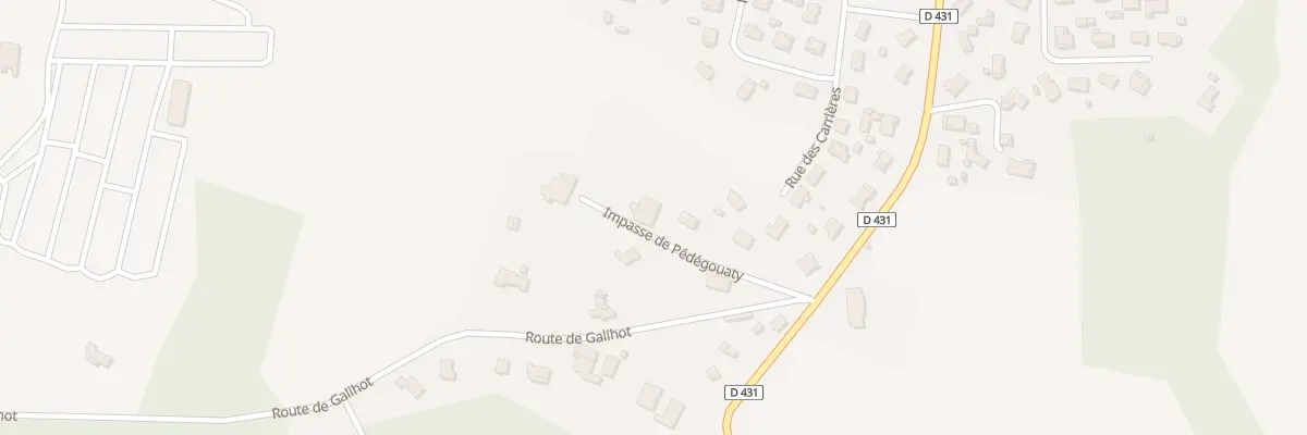 Plan du 180 Imp de Pedegouaty à Heugas
