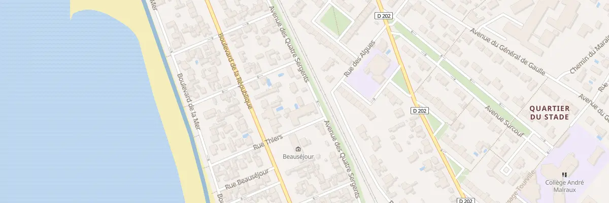 Plan du 15 Rue des Quatre Sergents à Châtelaillon-Plage