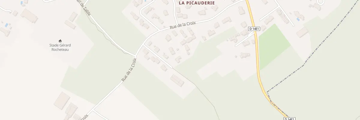Plan du 13 Che du Champ de Tir à Étaules