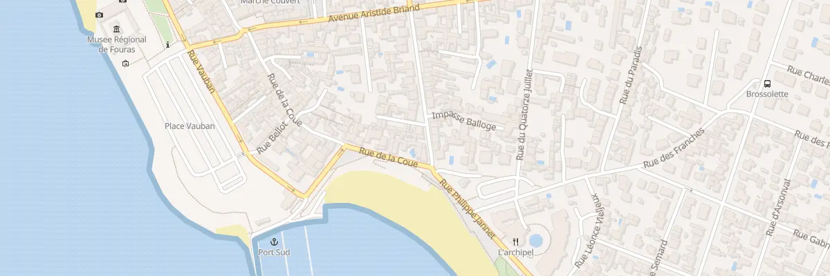 Plan du 4 Bd des Deux Ports à Fouras