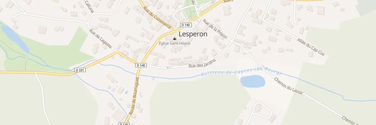 Plan du 282 Rue des Jardins à Lesperon