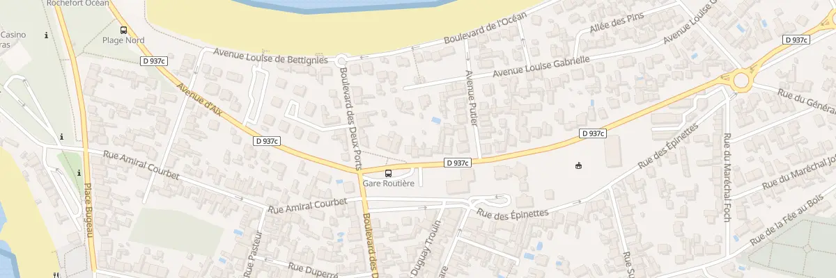 Plan du 8 Av du Cadoret à Fouras