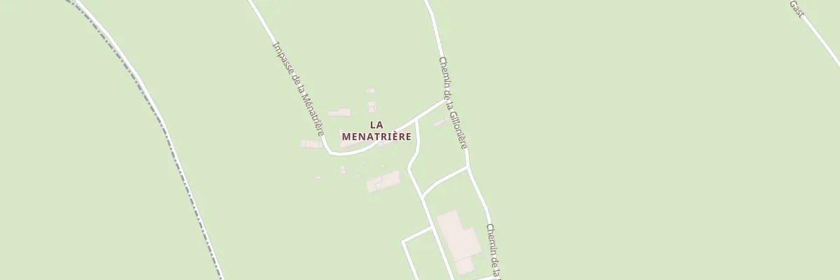 Plan du 1 Che de la Menatriere - Le Gast à Noues de Sienne