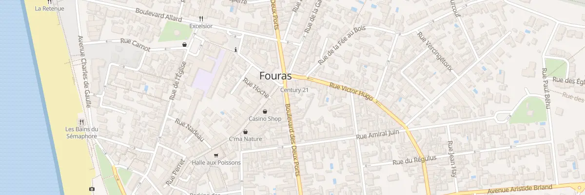Plan du 77 Bd des Deux Ports à Fouras