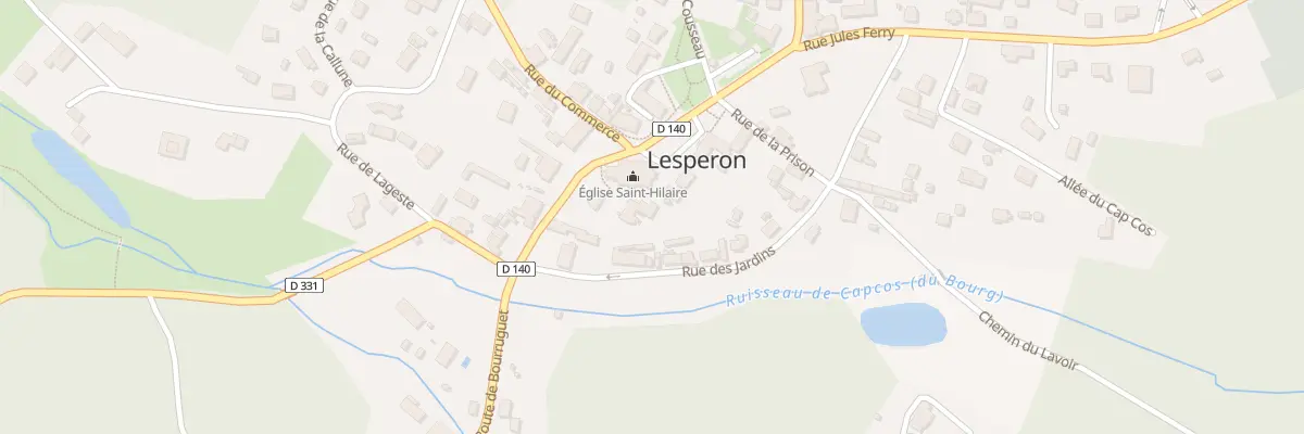 Plan du 28 Pl Saint-Pierre à Lesperon