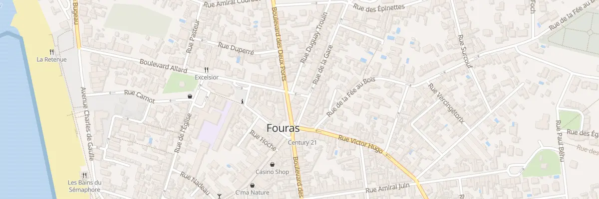 Plan du 87B Bd des Deux Ports à Fouras