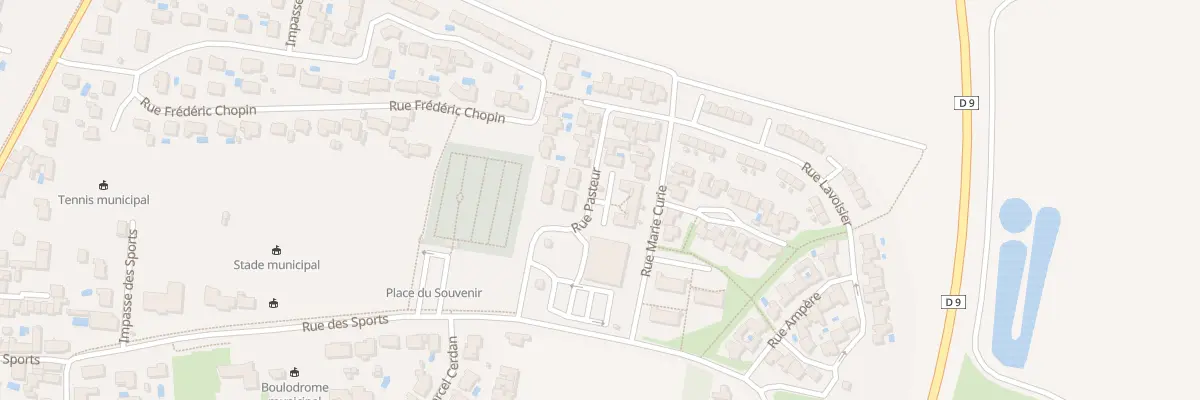 Plan du 6 Rue Pasteur à Saint-Xandre