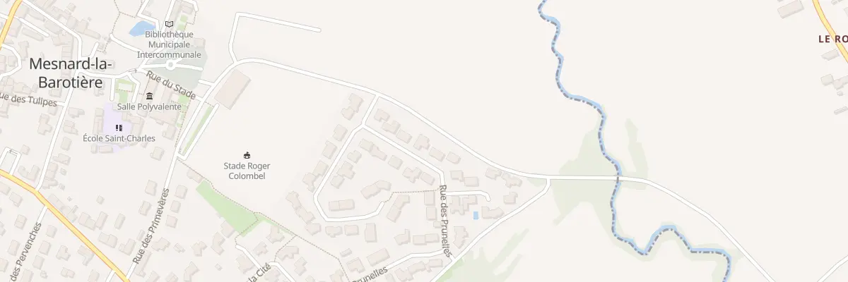 Plan du 21 Rue des Prunelles à Mesnard-la-Barotière