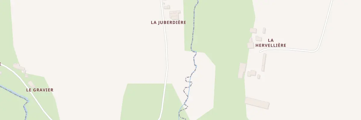 Plan du 2 La Juberdiere à Brielles