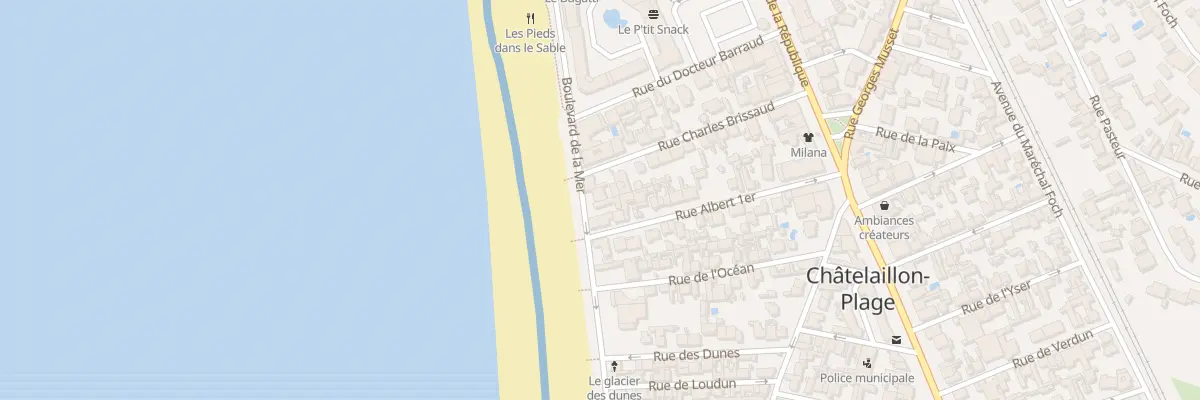 Plan du 54 Bd de la Mer à Châtelaillon-Plage