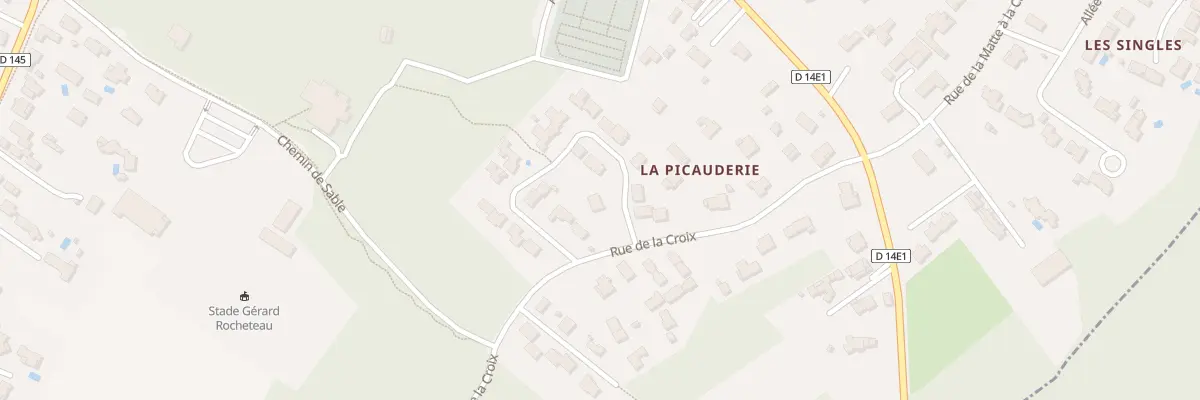 Plan du 1 Rue des Coudras à Étaules