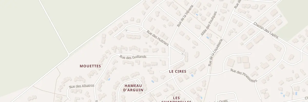 Plan du 33 Rue des Goélands à Andernos-les-Bains