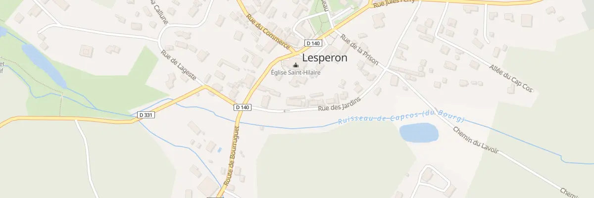 Plan du 316 Rue des Jardins à Lesperon