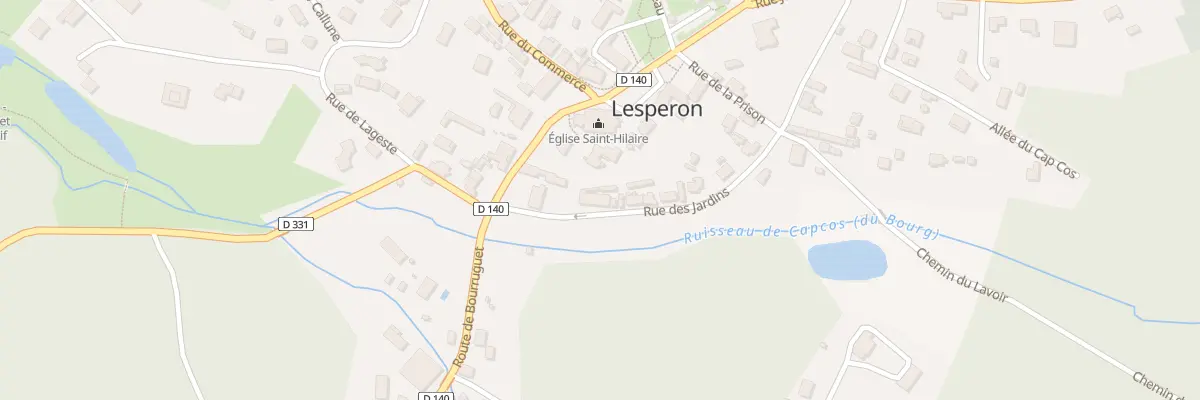 Plan du 312 Rue des Jardins à Lesperon