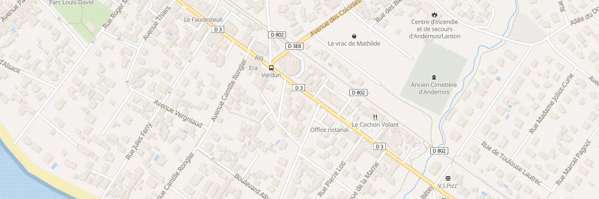 Plan du 95 Bd de la République à Andernos-les-Bains