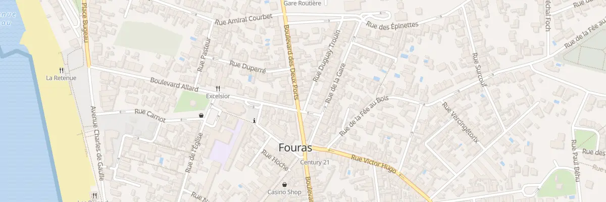 Plan du 9007 Bd des Deux Ports à Fouras