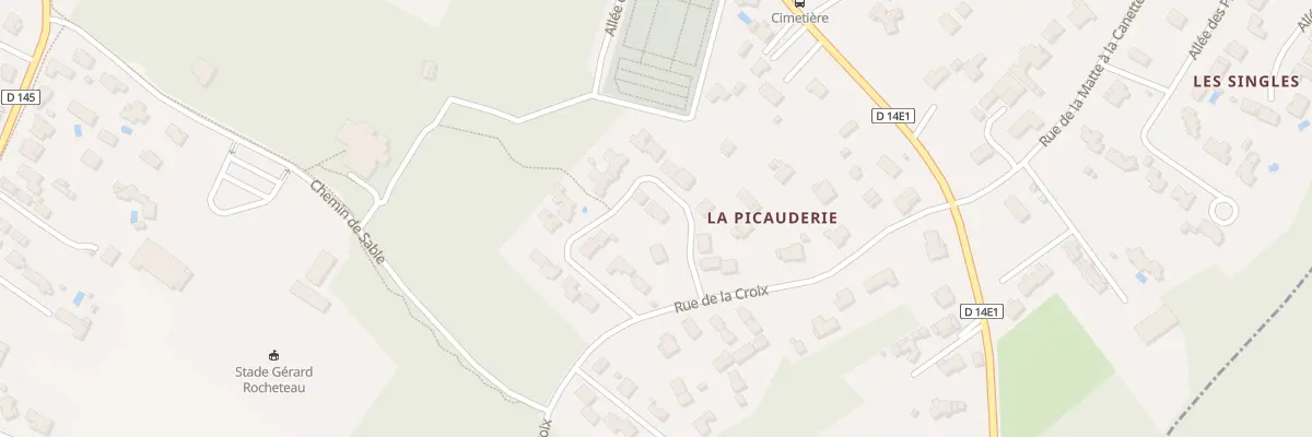 Plan du 3 Rue des Coudras à Étaules