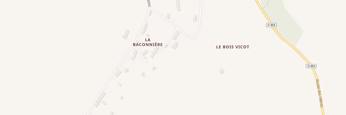 Plan du 2 Imp du Bois Vicot à Gouvets