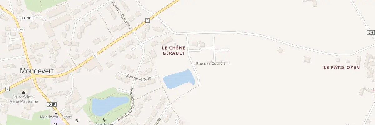 Plan du 4 Rue des Etangs à Mondevert