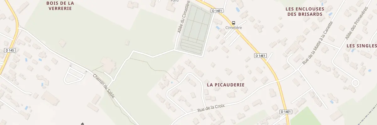 Plan du 16 Rue des Coudras à Étaules