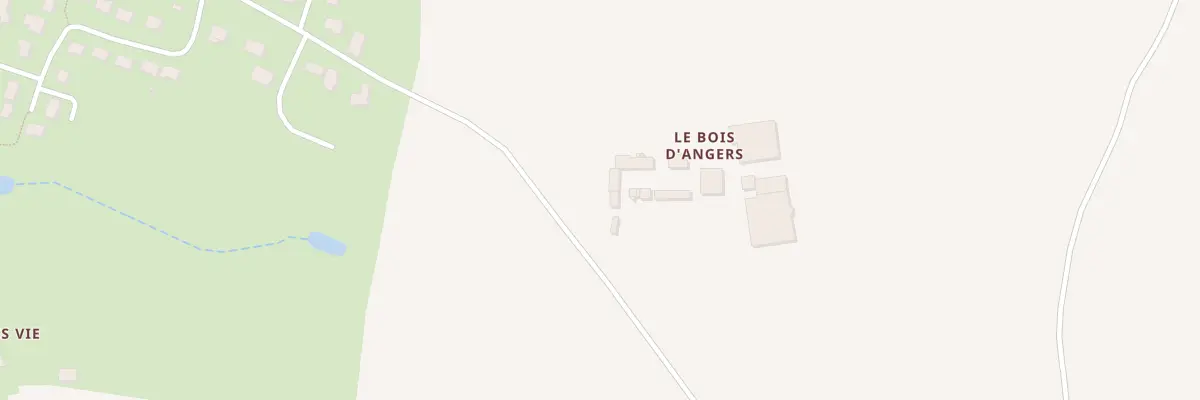 Plan du 1 Le Bois d’Angers à La Chapelle-Erbrée