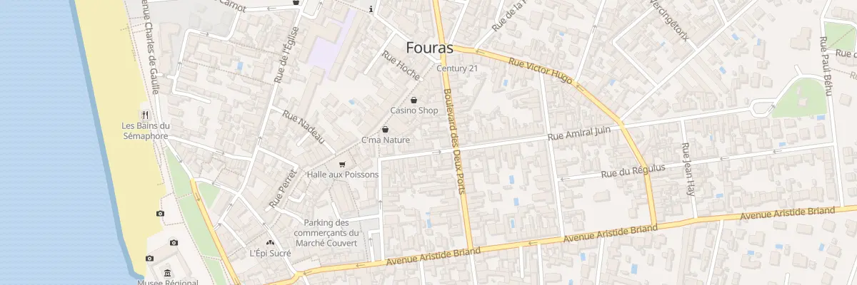 Plan du 12 Rue Amiral Juin à Fouras