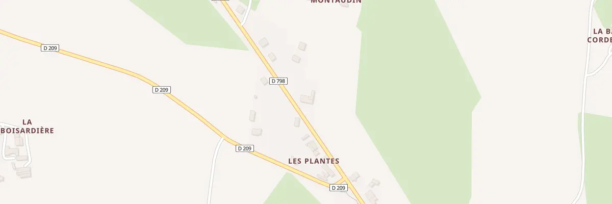 Plan du 8 Les Plantes à Princé