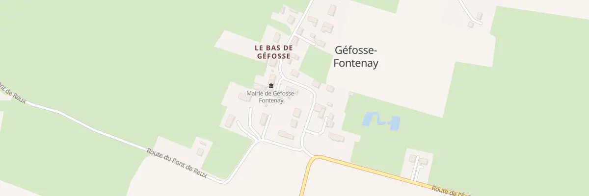 Plan du 8 Rue de la Mer à Géfosse-Fontenay