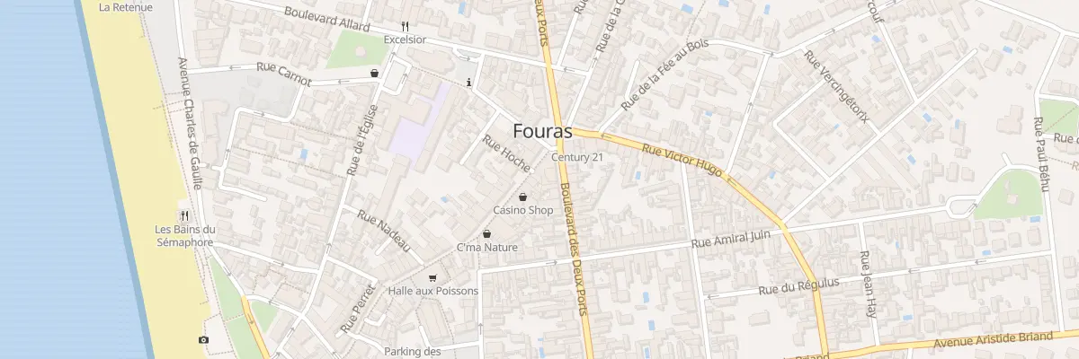 Plan du 83 Rue de la Halle à Fouras