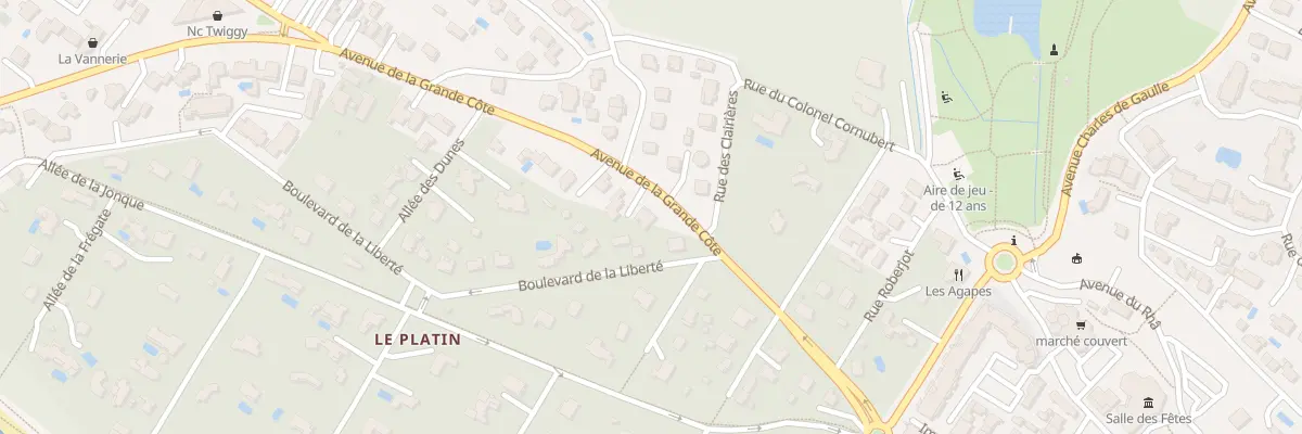 Plan du 16 Av de la Grande Côte à Saint-Palais-sur-Mer