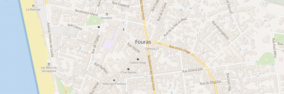 Plan du 64 Rue de la Halle à Fouras