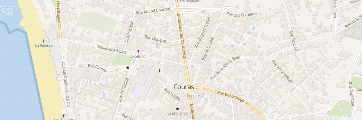 Plan du 66 Bd Allard à Fouras