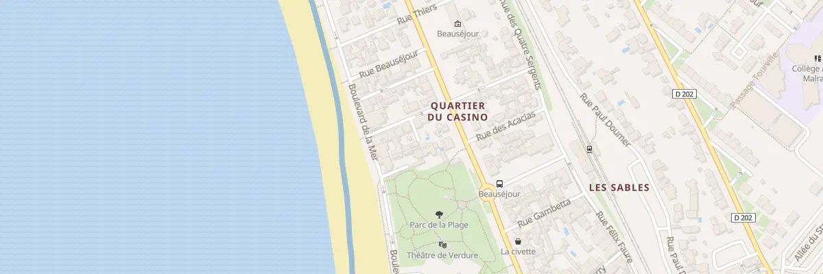 Plan du 8 Rue de la Plage à Châtelaillon-Plage