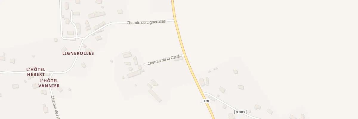 Plan du 9001 La Canee à Saint-Lô