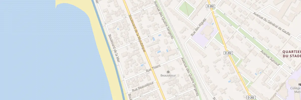 Plan du 43B Bd de la République à Châtelaillon-Plage