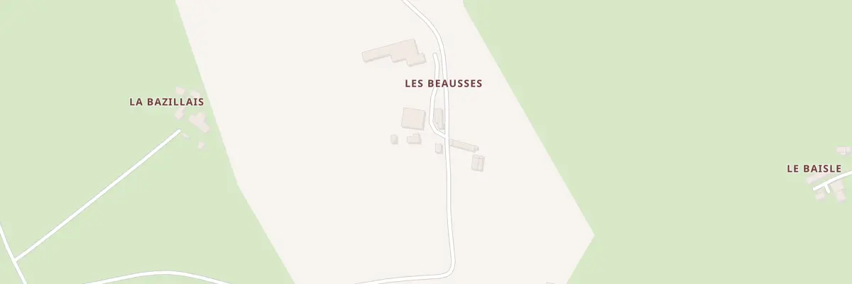 Plan du 4 Les Beausses à Saint-M’Hervé