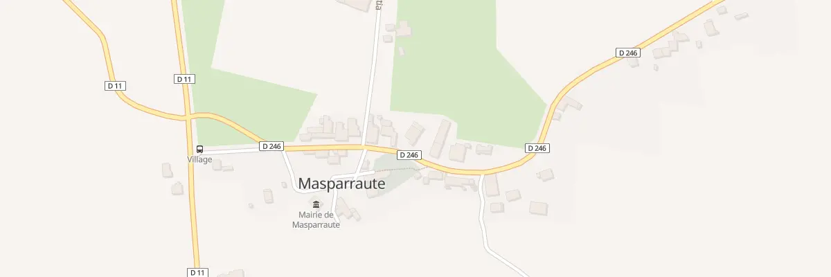 Plan du 297 Rte de Labets à Masparraute