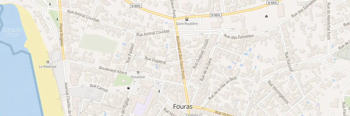 Plan du 92 Bd des Deux Ports à Fouras
