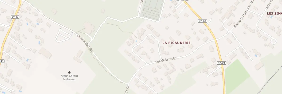 Plan du 7 Rue des Coudras à Étaules