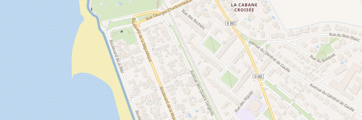 Plan du 23 Rue des Quatre Sergents à Châtelaillon-Plage
